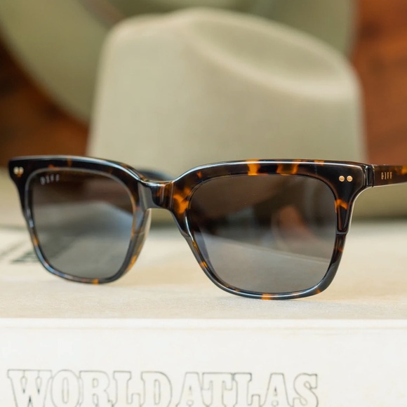 Diff Eyewear Other - DIFF Billie Shadow Tortoise Grey Polarized Sunglasses Unisex